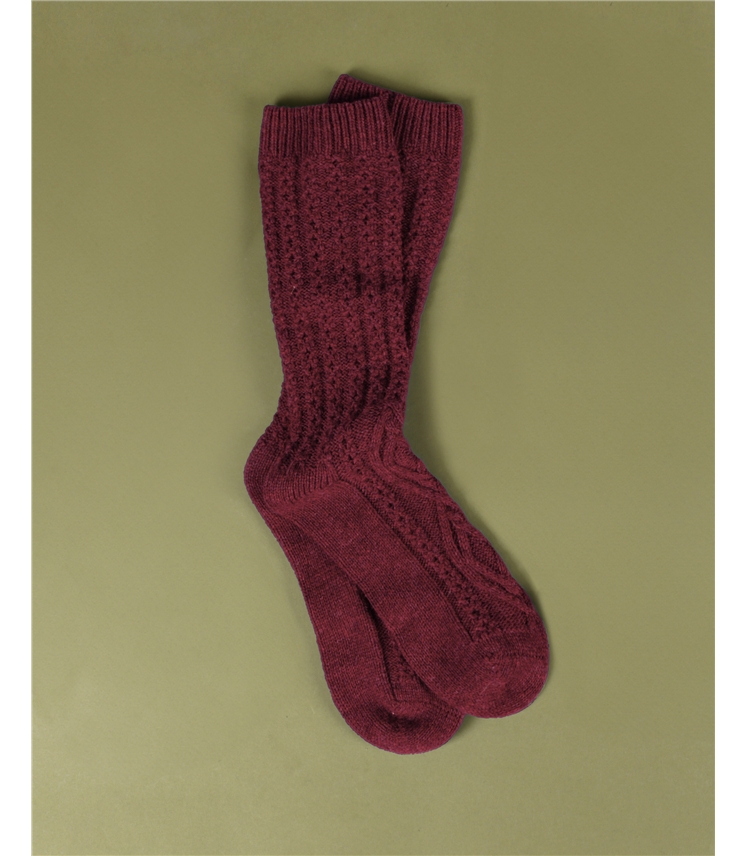 Chaussettes en laine d'agneau pour hommes