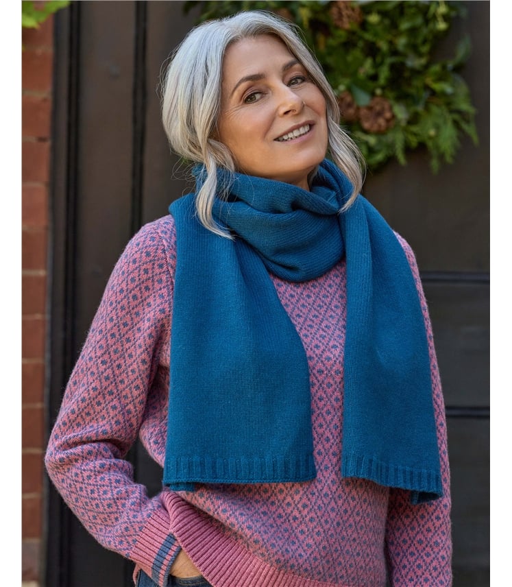 Womens Essential Lambswool Scarf