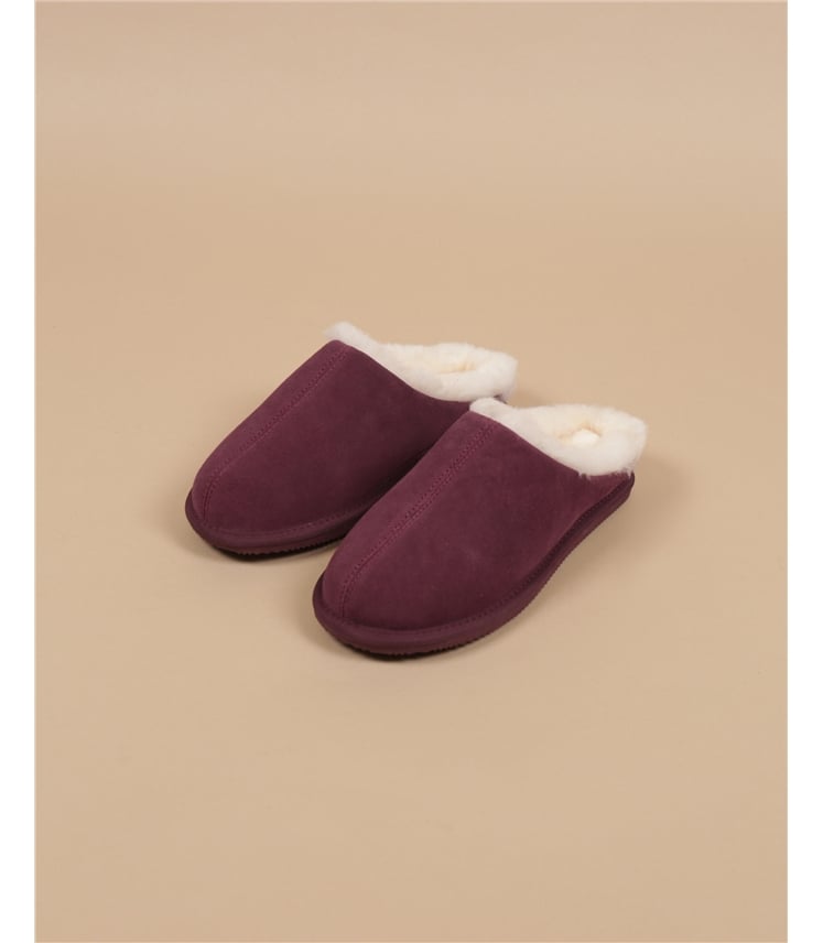 Suede & Sheepskin Mule