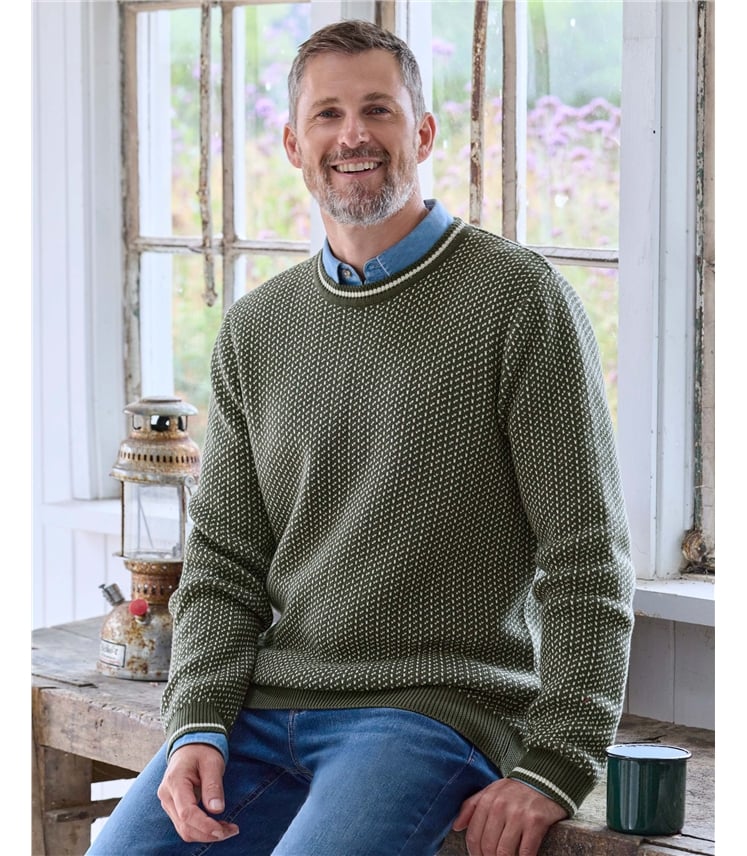 Mens Mono Stitch Jumper