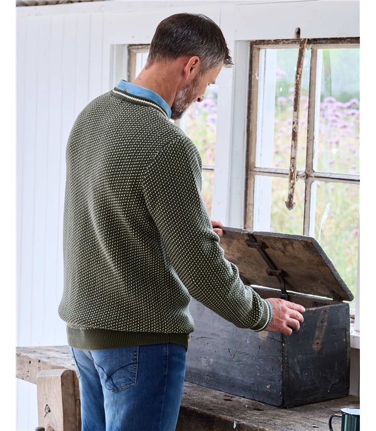 Mens Mono Stitch Jumper
