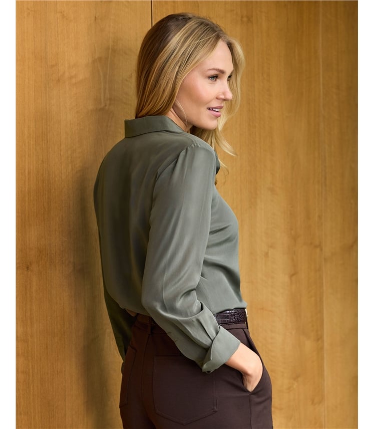 Pure Washed Silk Shirt