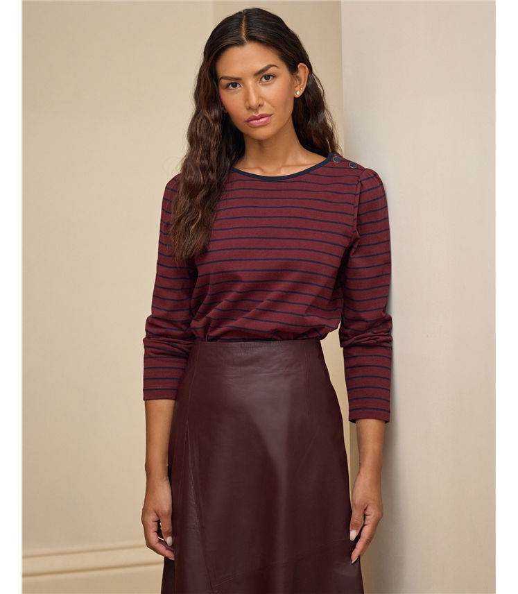 Button Long Sleeve Tee