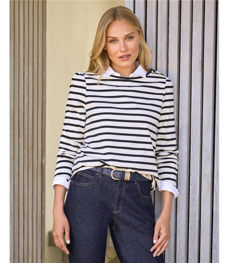 Button Long Sleeve Tee