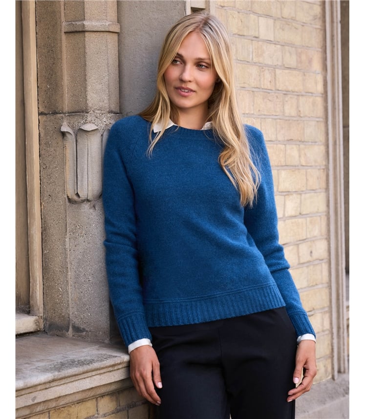 Cashmere Lofty Raglan Sleeve Jumper