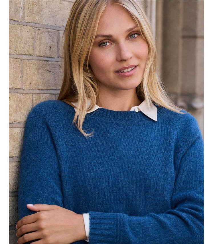Cashmere Lofty Raglan Sleeve Jumper