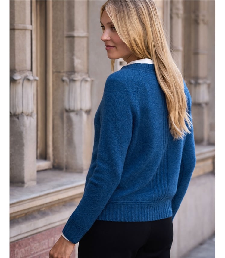 Cashmere Lofty Raglan Sleeve Jumper