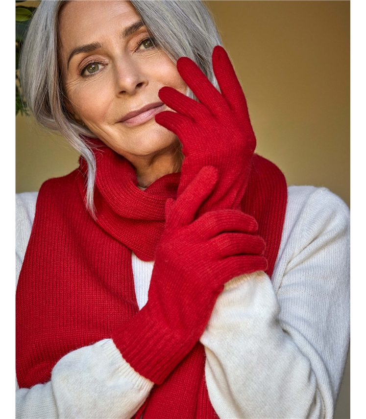 Womens Essential Lambswool Glove