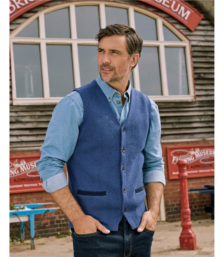 Organic Cotton Cashmere Waistcoat