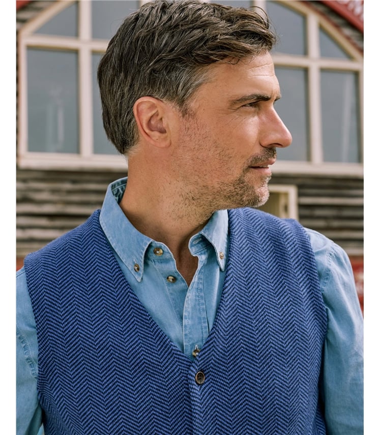 Organic Cotton Cashmere Waistcoat