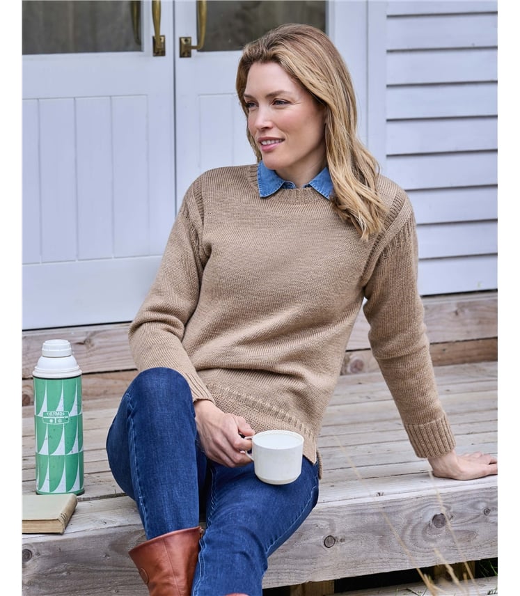 100% Pure Wool Guernsey Jumper