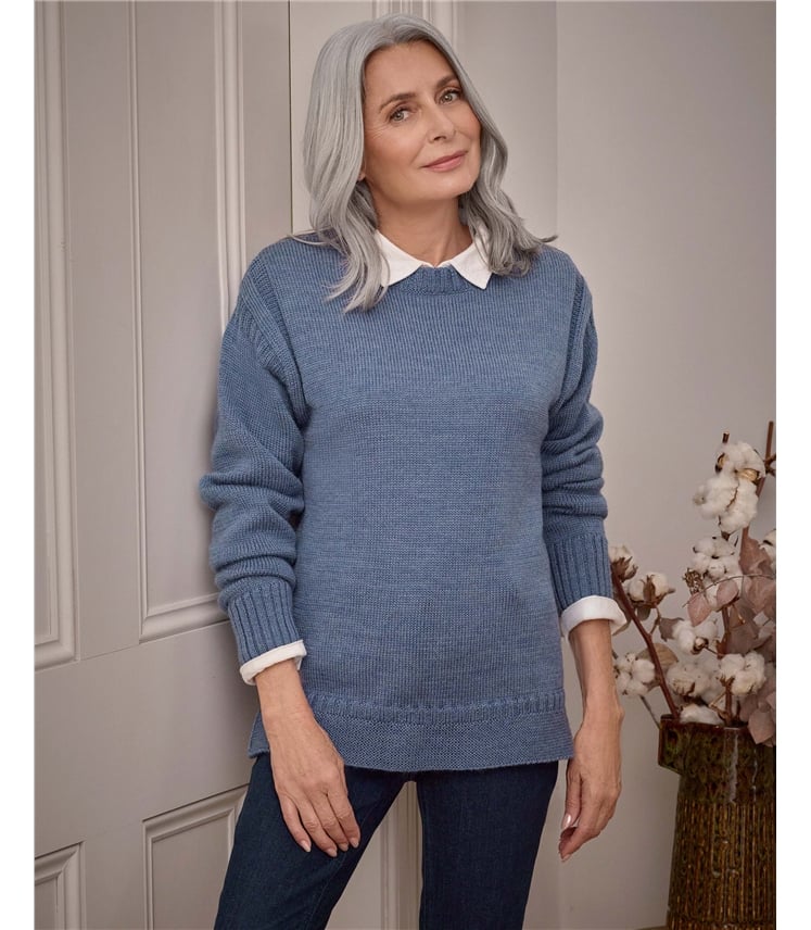 100% Pure Wool Guernsey Jumper