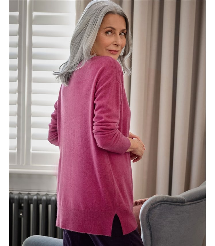 Luxurious Cashmere Boat Neck Jumper