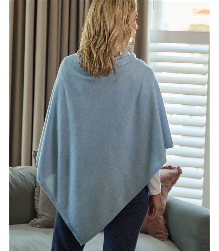 Luxurious Pure Cashmere Poncho