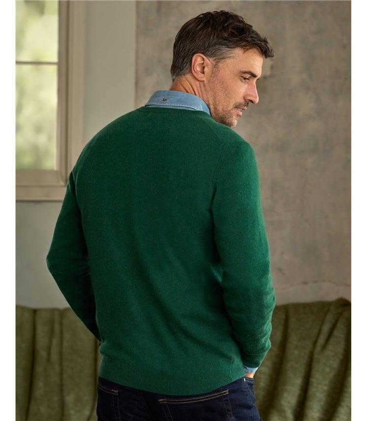 Pure Cashmere V Neck Jumper