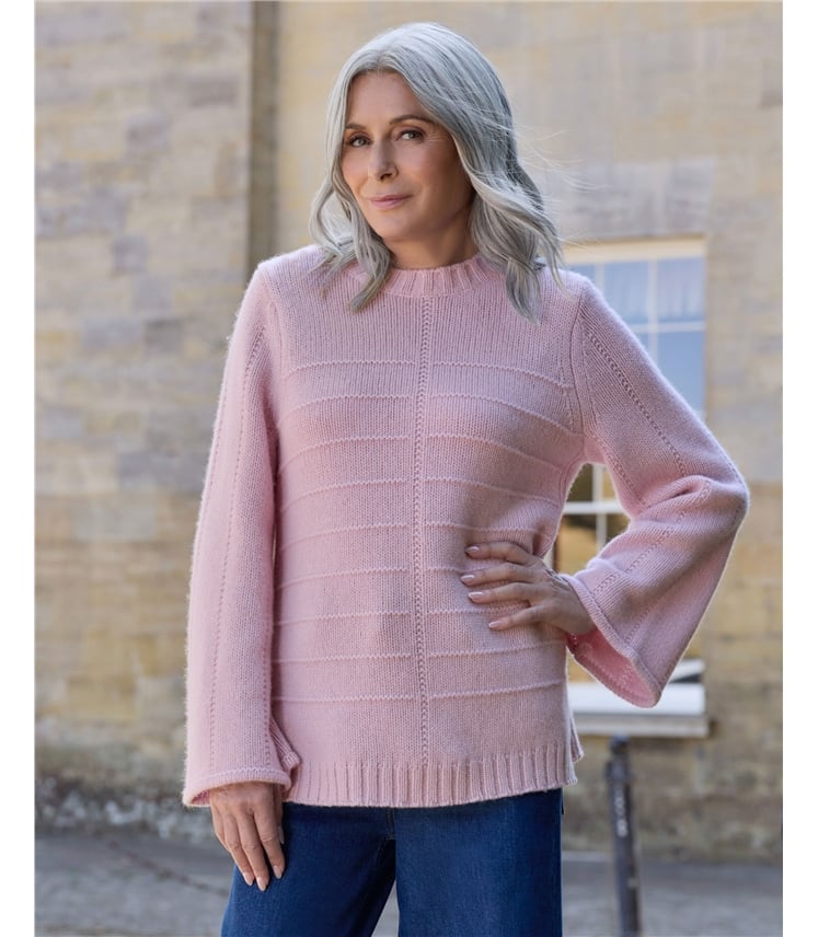 Wide Sleeve Longline Jumper