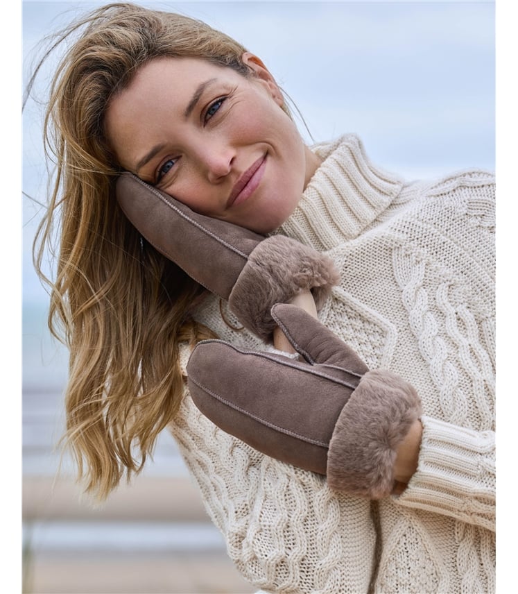 Sheepskin Split Seam Mittens