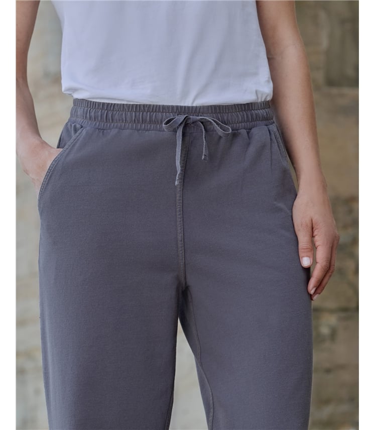 Soft Denim Jersey Trousers