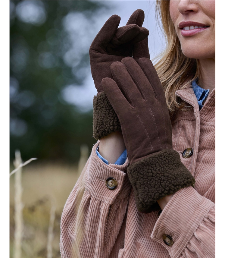 Cuffed Sheepskin Glove