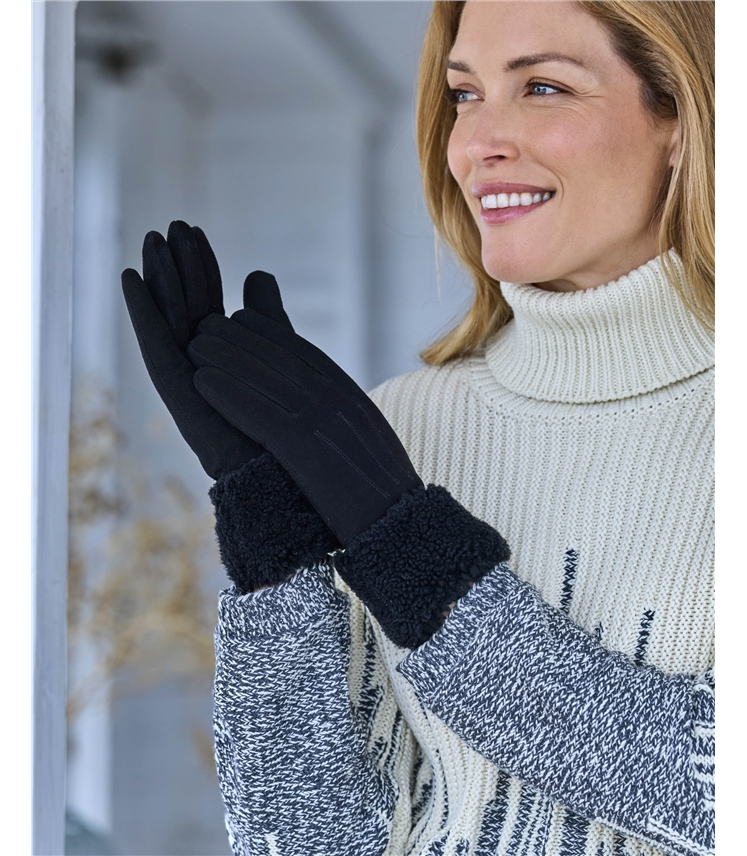 Cuffed Sheepskin Glove