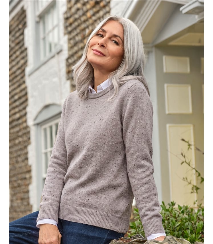 Womens Lambswool Crew