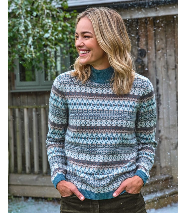 Fairisle Turtle Neck Jumper