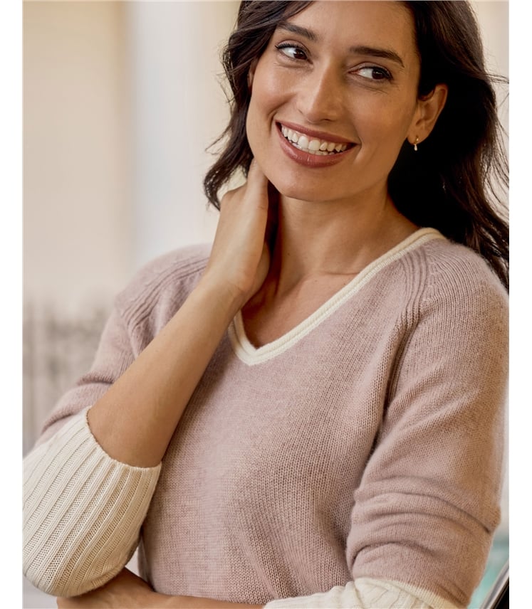 Cashmere Lofty V Neck Jumper