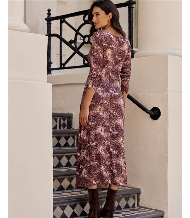 Ruched Detail Jersey Dress