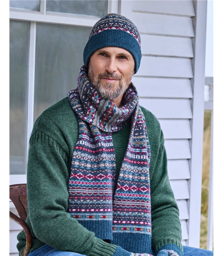 Mens Fairisle Lambswool Hat