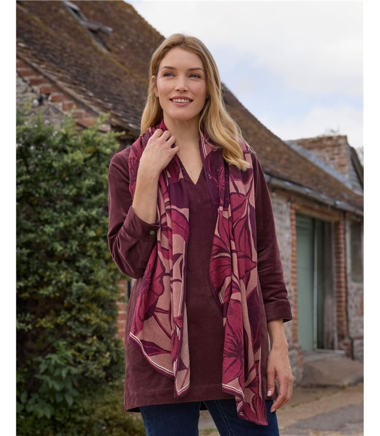 Woven Wool Printed Scarf