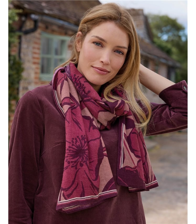 Woven Wool Printed Scarf