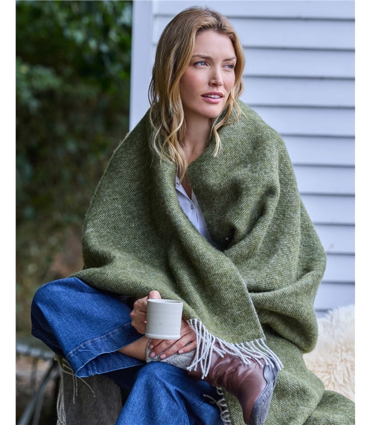 Pure Wool Beehive Throw