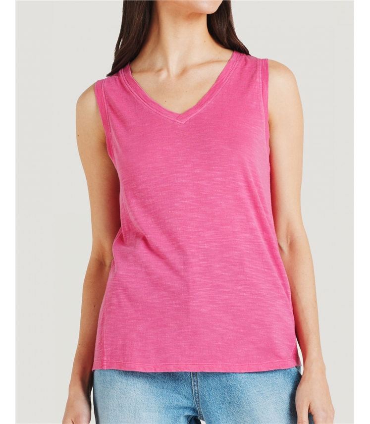 Callie Organic Cotton Jersey Vest