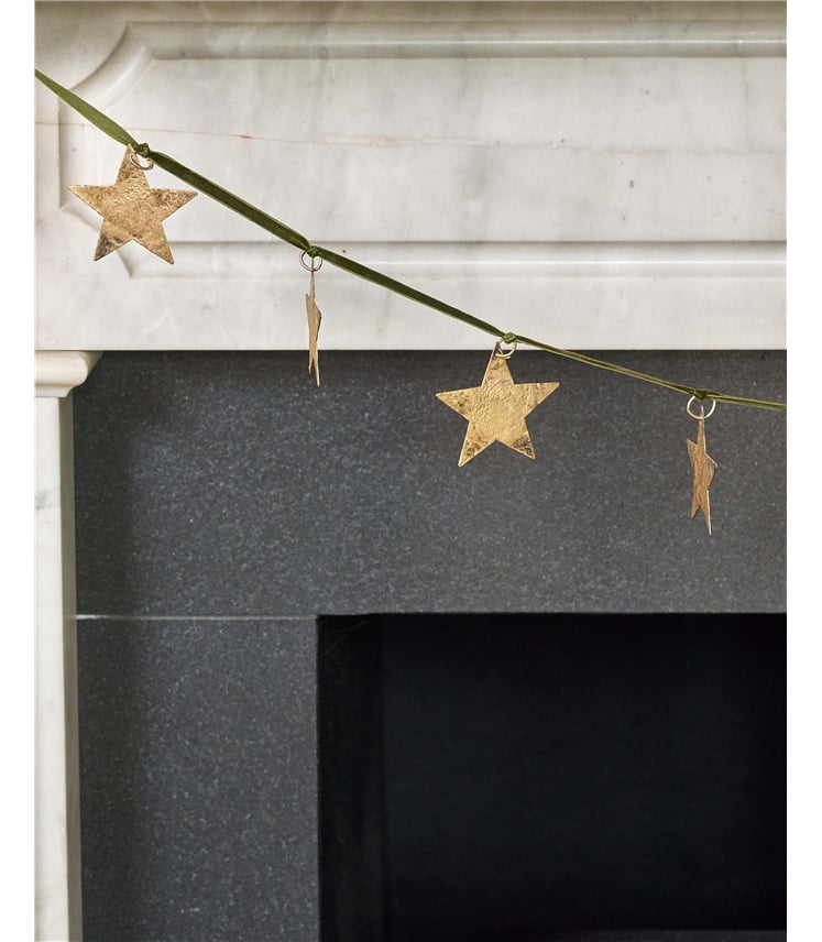 Garland On Velvet Ribbon