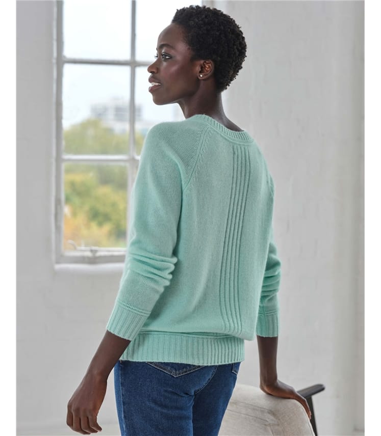 Cashmere Lofty Raglan Sleeve Jumper