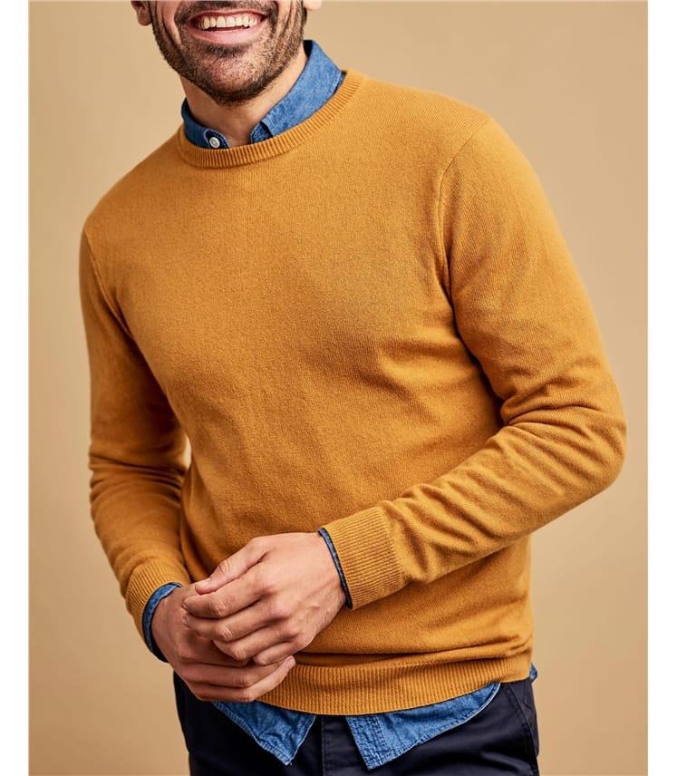 Cashmere Merino Crew Neck Jumper