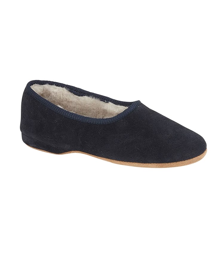 Womens Ballerina Sheepskin Slippers