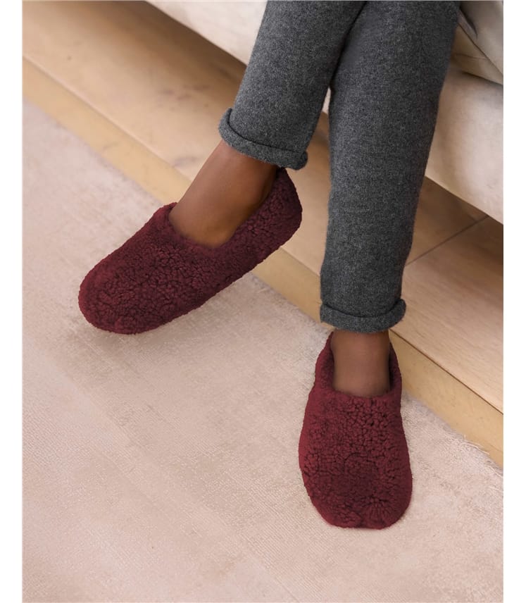Ballerines douces - Femme - Peau de mouton