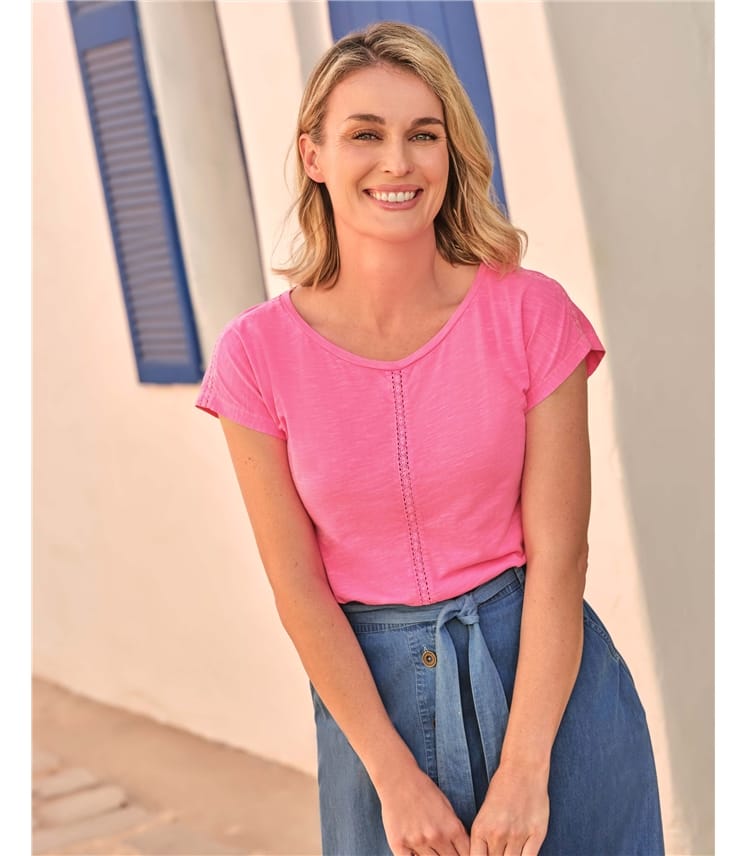 Lace Insert Tshirt