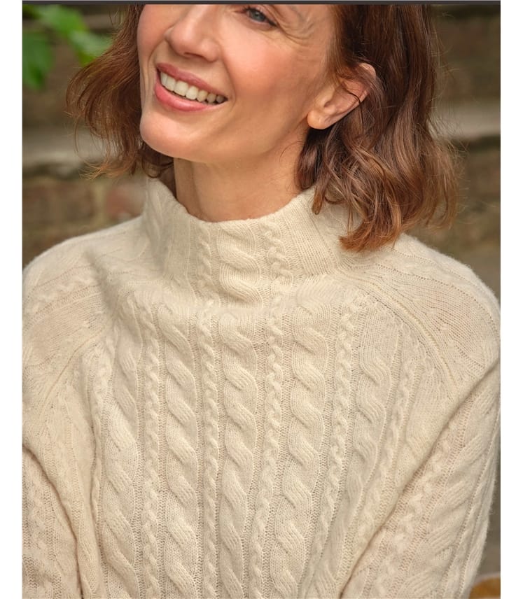 Turtle Neck Cable Jumper