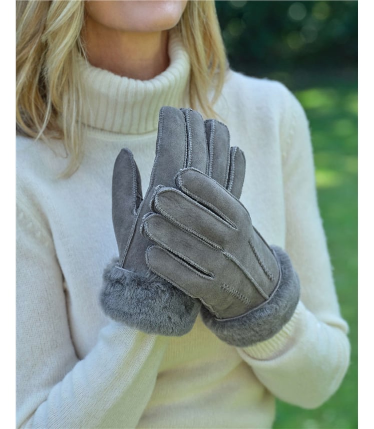Klassische Handschuhe aus Schafleder