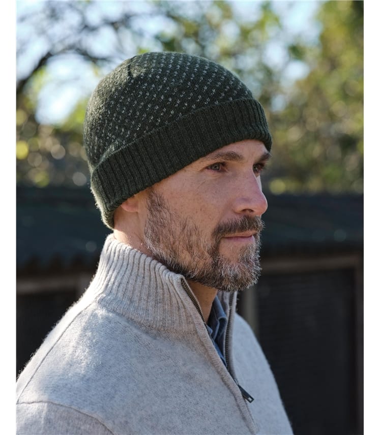 Mens Stitch & Stripe Hat