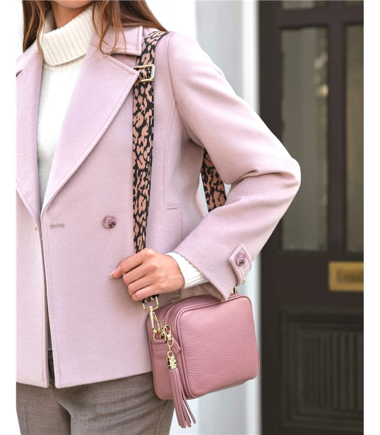 Soft Leather Bag With Tassel