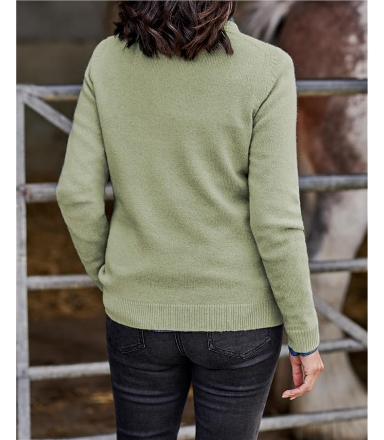 Womens Lambswool Crew