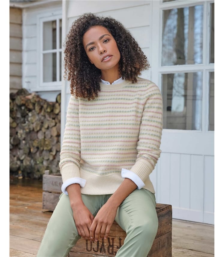 Joli Pull à rayures