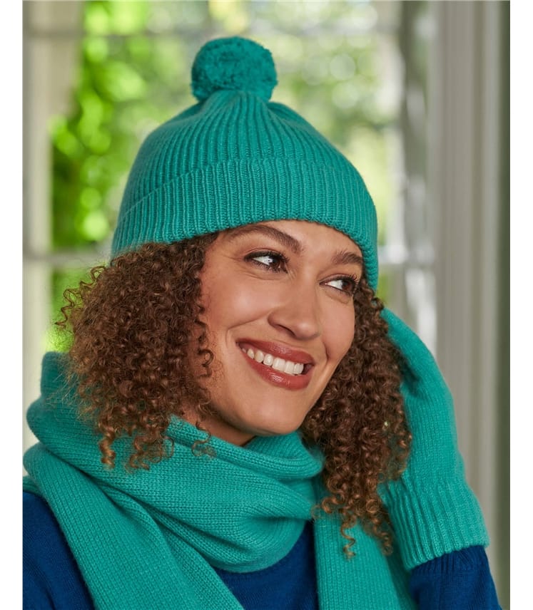 Mütze aus Lammwolle für Damen
