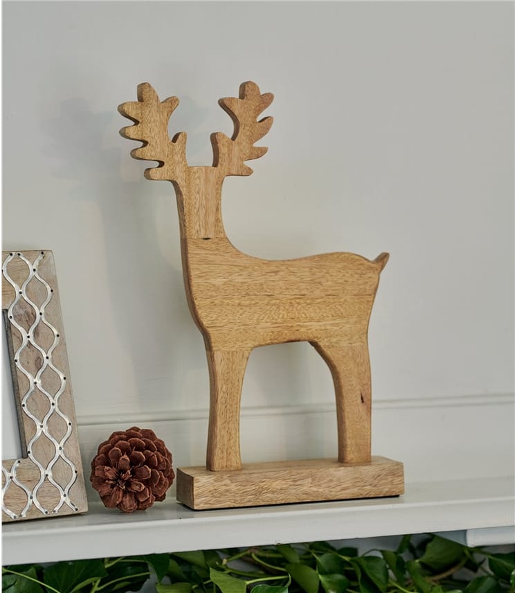 Large Wooden Stag