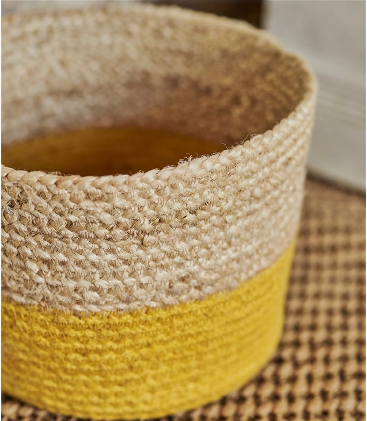 Organic Jute 2 Tone Basket