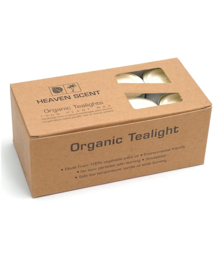 Lot de 24 bougies chauffe-plat naturelles - Maison - Cire de palme