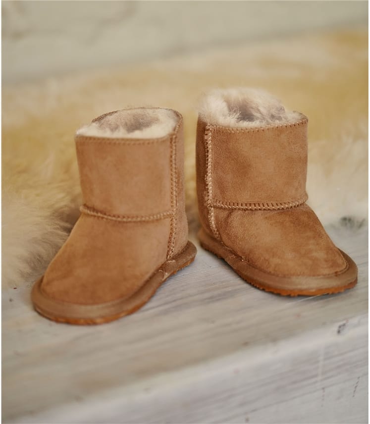 sheepskin pram shoes